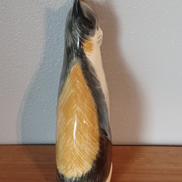 Vintage N.S. Gustin Ceramic Cat Figurine Statue - Picture 4 of 7